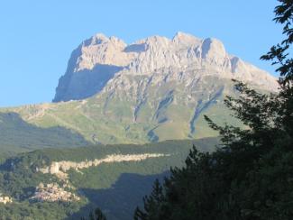 Mount Gran Sasso from Fano Adriano
