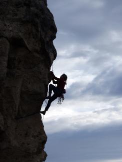 Climbing in Civitella del Tronto 